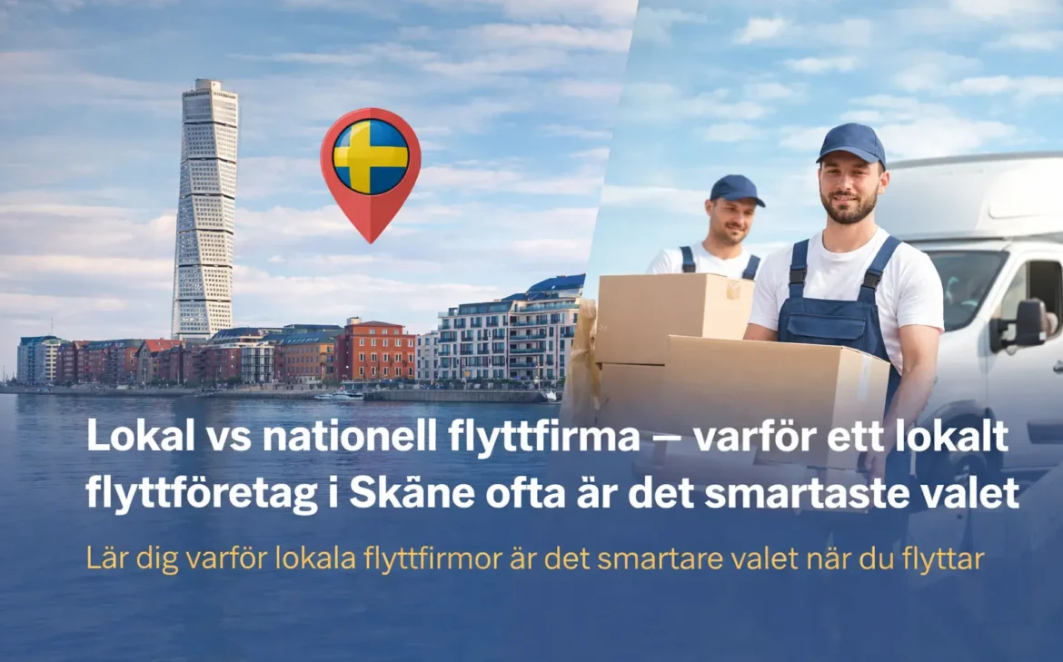 Local flyttfirma i Malmö