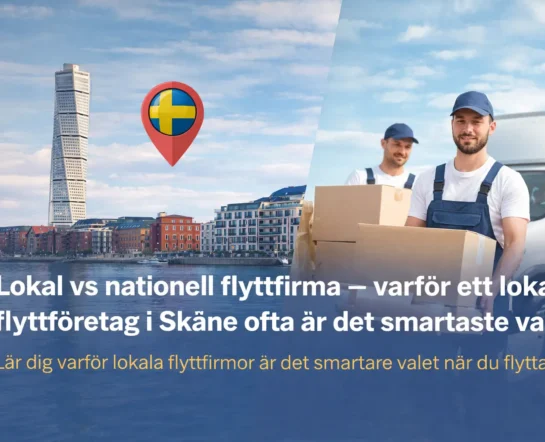 Local flyttfirma i Malmö