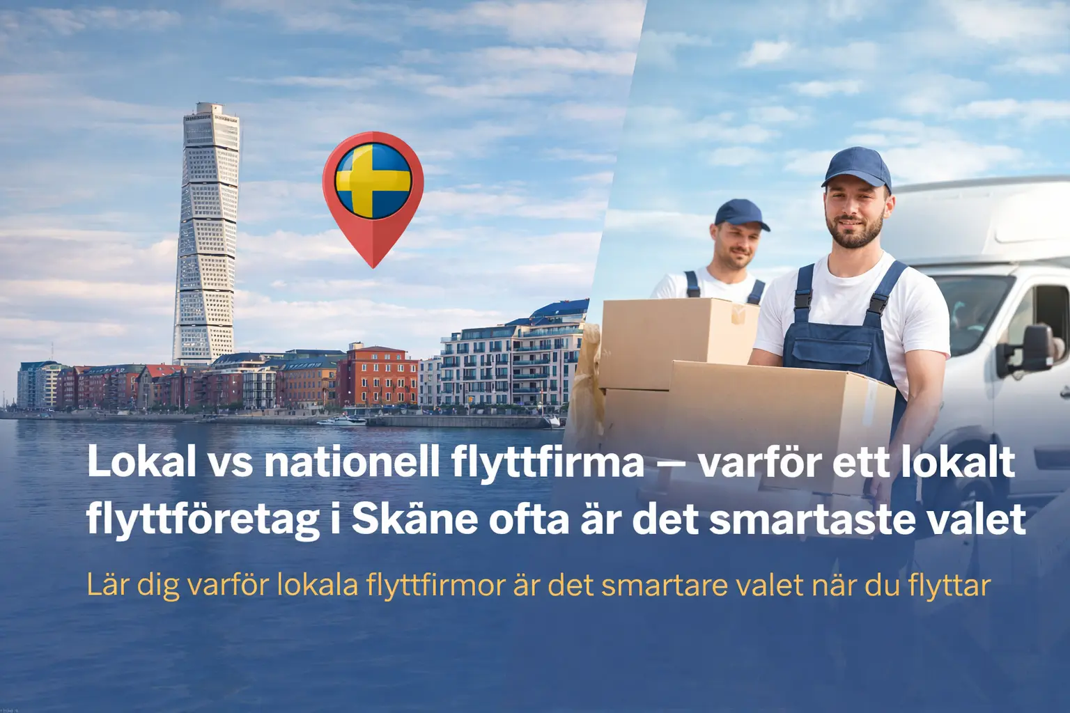 Local flyttfirma i Malmö