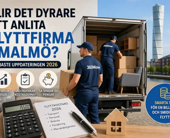 Blir det dyrare att anlita flyttfirma i Malmö 2026