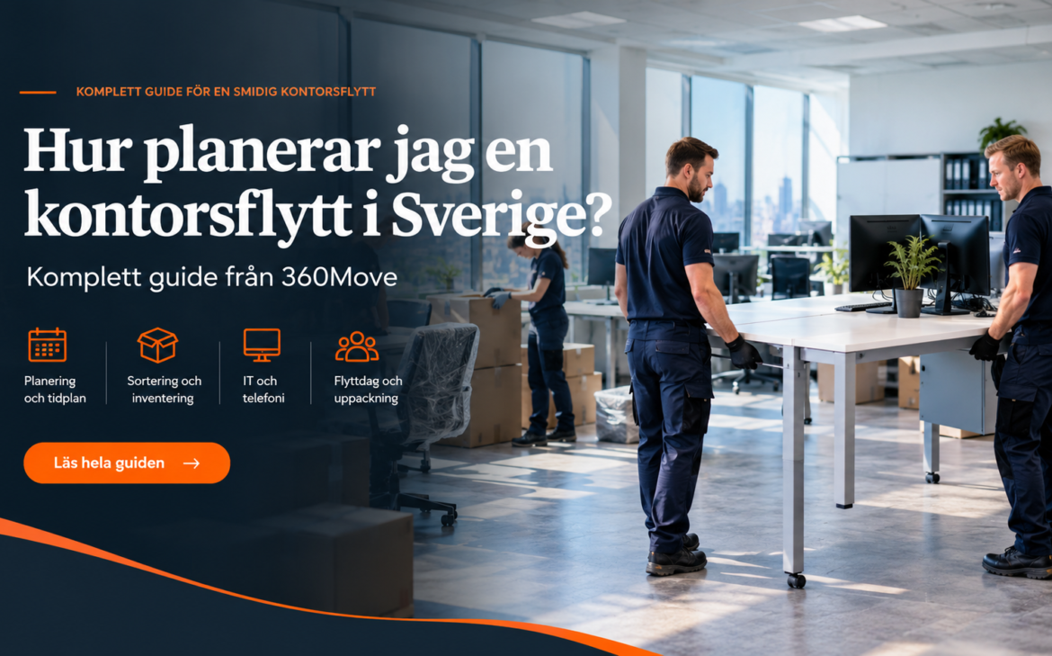 Hur planerar jag en kontorsflytt i Sverige