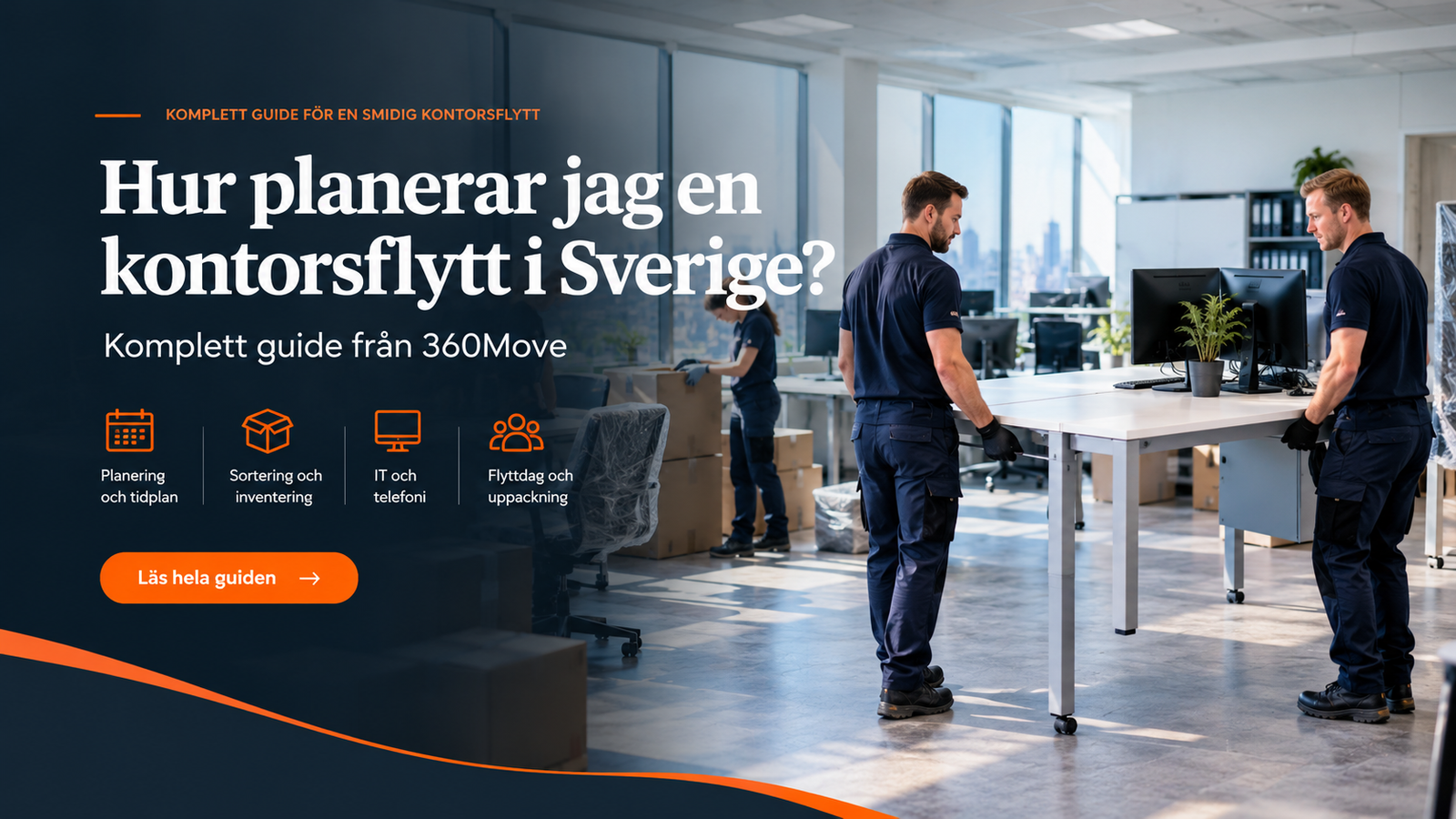 Hur planerar jag en kontorsflytt i Sverige