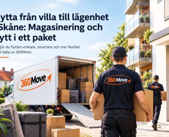 Flytta från villa till lägenhet i Skåne